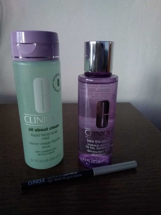 Clinique zestaw 3 kosmetyków – 200 ml + 125 ml + Quickliner