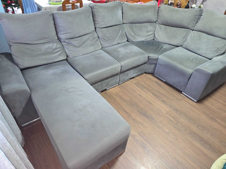 Sofá de canto com chaise longue