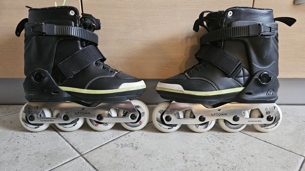 Rolki K2 uptown 42 - szyna UFS, ustawianie rockera