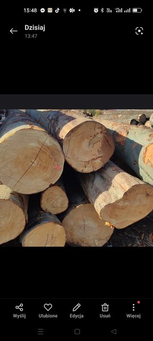 Drewno kominkowe opałowe BUK