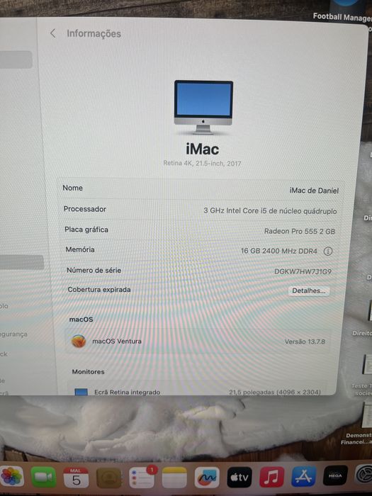 Imac 21.5 4k retina