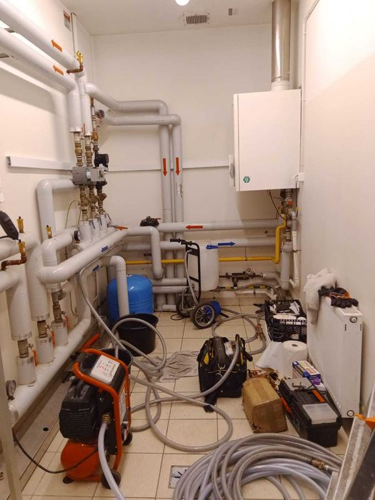 Chemiczne czyszczenie płukanie instalacji CO Odkamienianie Hydraulik