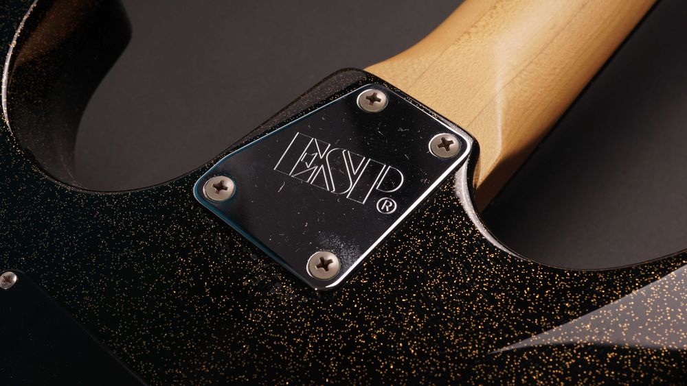 Edwards E-MV-125FR Custom Order – Japan – Black w/ Gold Sparkle