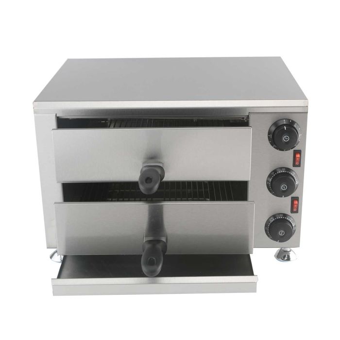 Piekarnik do pizzy PROFESJONALNY elektryczny 2-komorowy 1750W Cukus