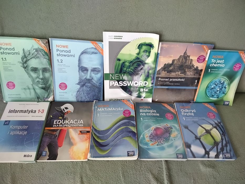 Książki technikum liceum kl. 1