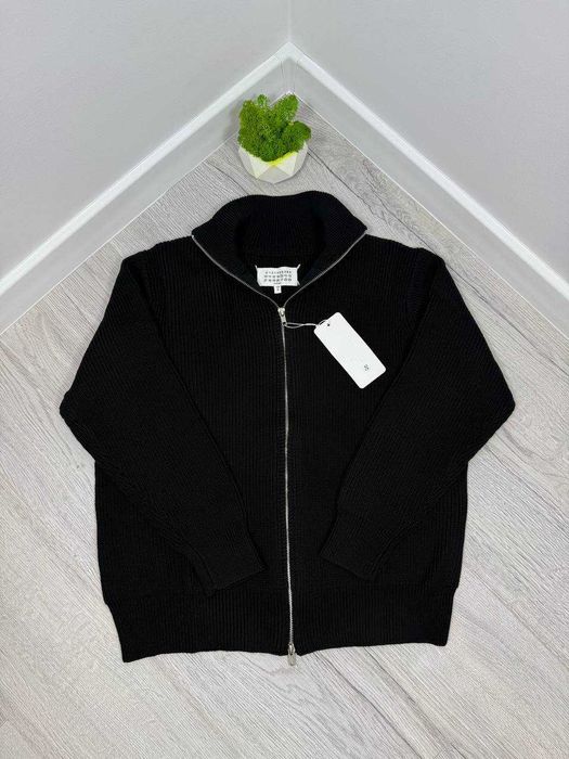 Кардиган Мейсон Марджела чорний на блискавці (S-XL)