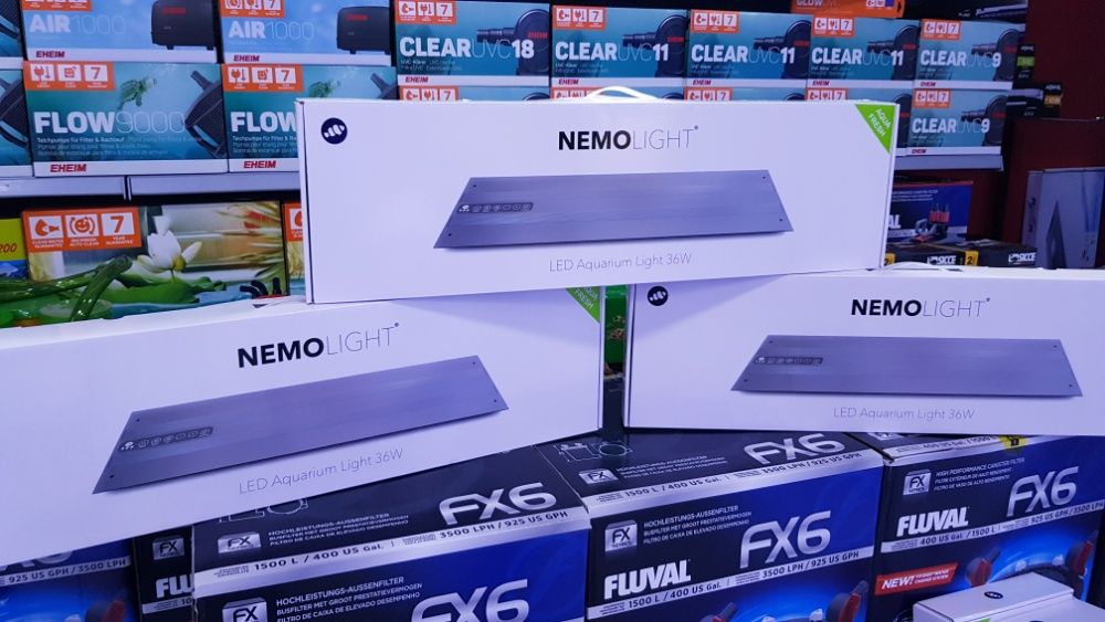 Calha led NemoLight I 36w para aquario