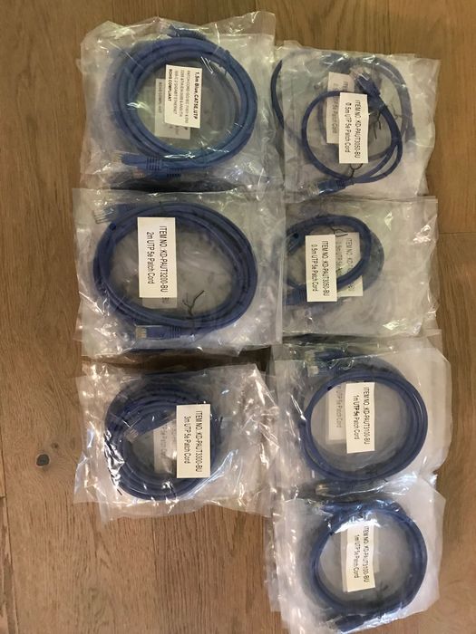 Zestaw kabli LAN / patchcord / RJ45/Cat.5e
