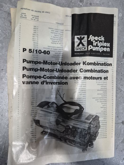 Myjka cisnieniowa speck triplex