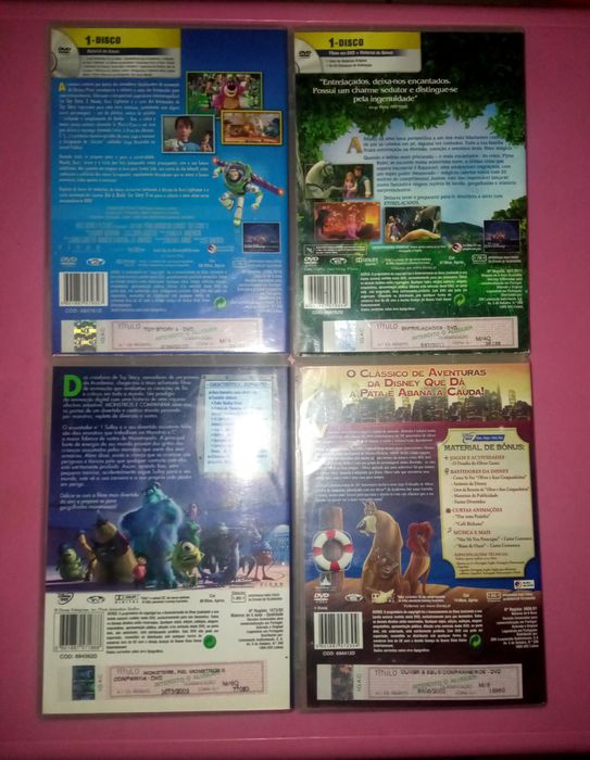 DVD'S  Disney  Originais