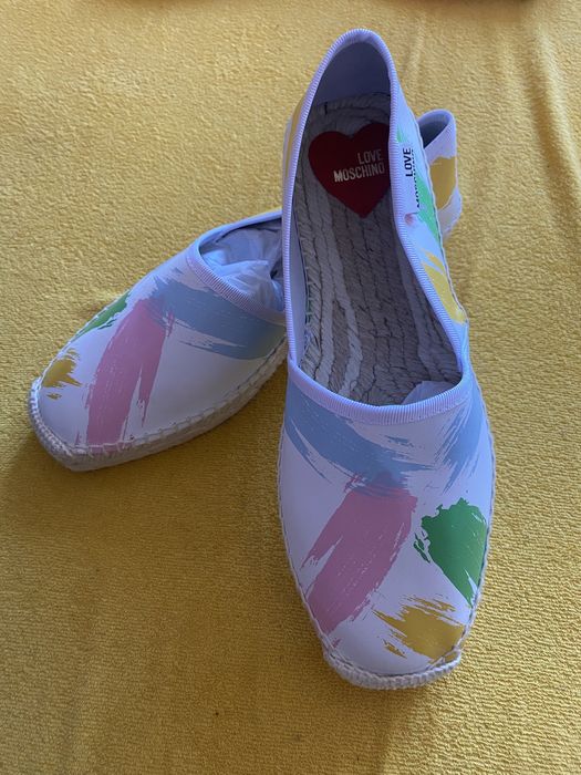 Espadryle Love Moschino