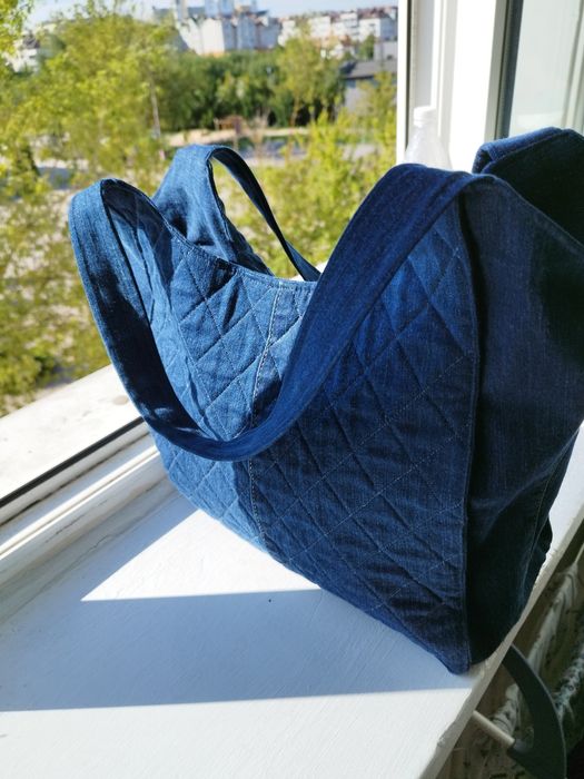 Torebka dżinsowa ręcznie robiona