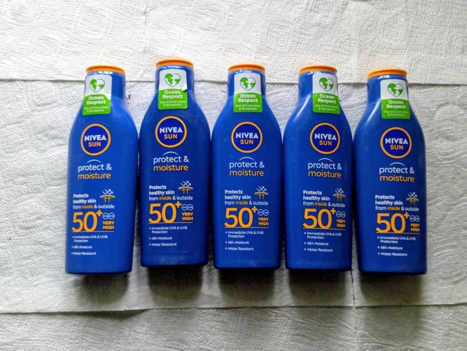 Nivea Sun balsam do opalania wodoodporny 50 spf 200 ml 5 szt.
