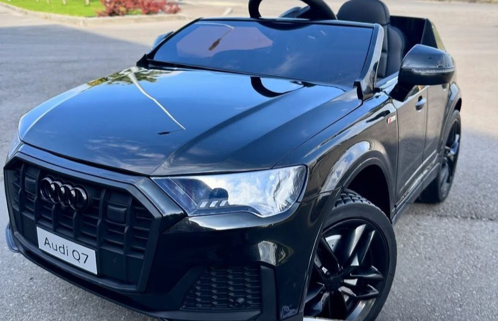 Детский электромобиль Ауди Q7 дитячий електромобіль на ева резині