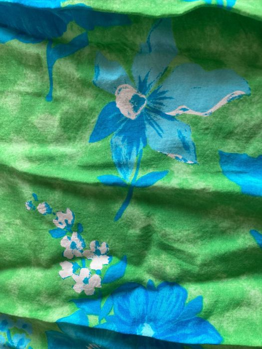 Spódnica pareo wiązana na plażę długa M kwiaty