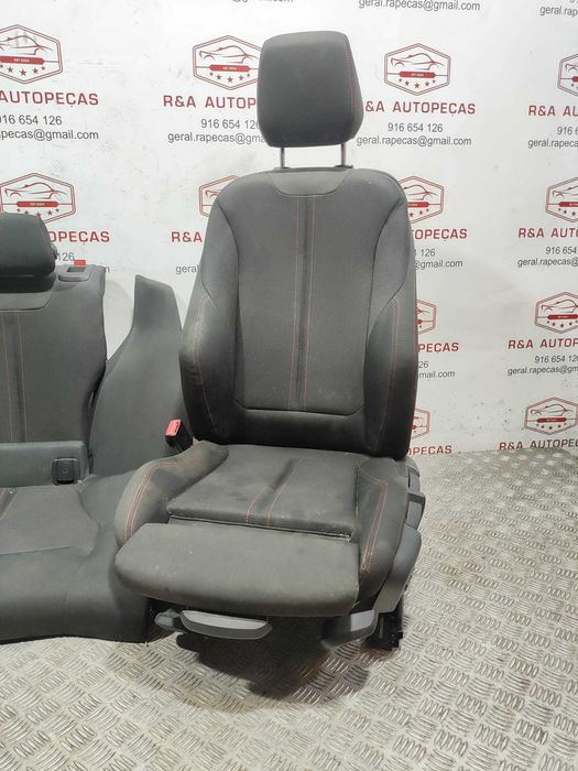 Conjunto Bancos Tecido BMW Série 1 F21 3 Portas Sport Line Pré LCI 2011 a 2015 Original