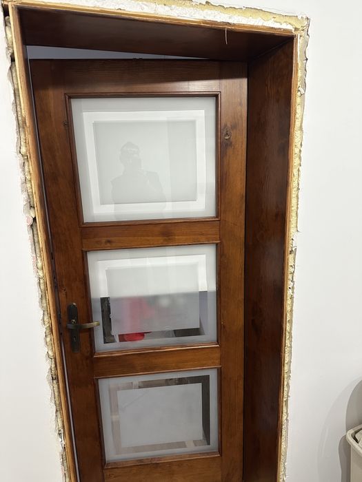 Drzwi wewnętrzne drewniane