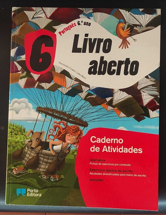 Livro Aberto Caderno de atividades Português 6ºano