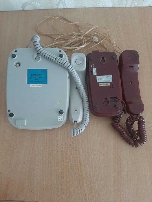 Стационарный телефонный аппарат кнопочный с кабелем