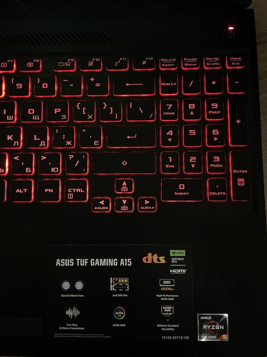 RTX 2050 Ryzen 5 7535HS ASUS TUF GAMING ігровий ноутбук 144hz асус таф