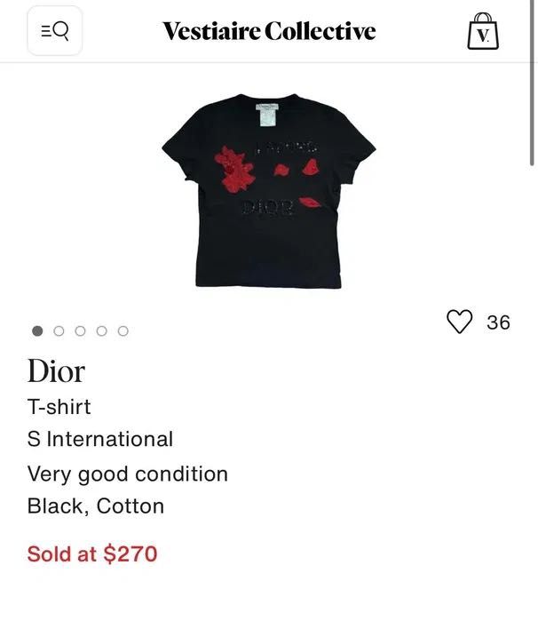 Вінтажний топ Christian Dior “J’Adore Dior” (Y2K, 2000-ні)