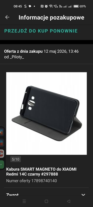 Kabura etui do Xiaomi Redmi 14c Nowa