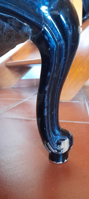 2 sofás vintage estilo Louis Honey