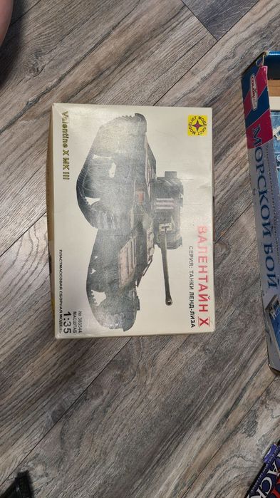 Сборная модель танка VALENTINE X MK III