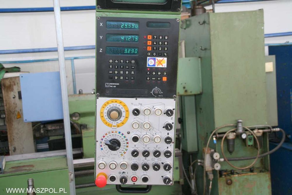 Frezarka MAHO - 800 P czytniki HEIDENHAIN - FILM !