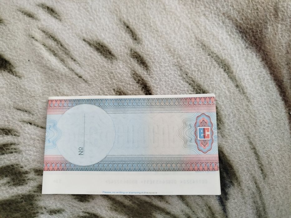 Livro de cheques do BPA