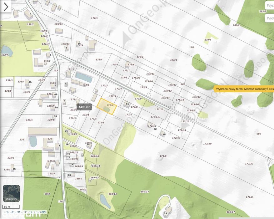 Działka budowlana 1500 m² w relaksacyjnym miejscu 10 km od Suwałk.