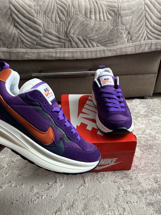 Кросівки nike sacai фіолетові