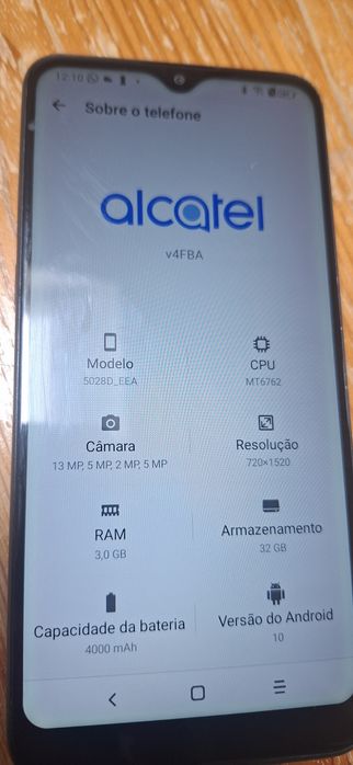 Alcatel 5028D com capa