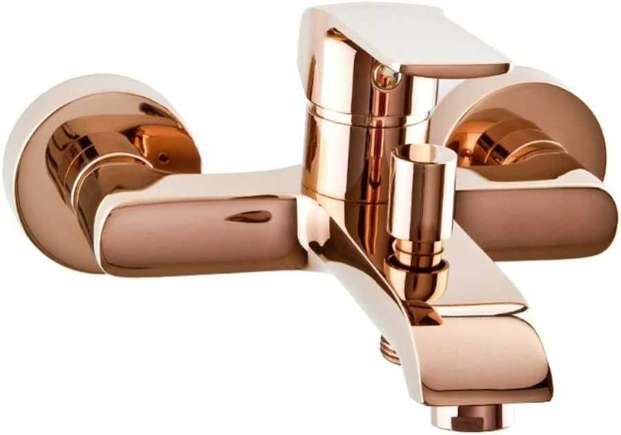 Bateria AURORA Rose Gold wannowa prysznicowa ścienna VALVEX