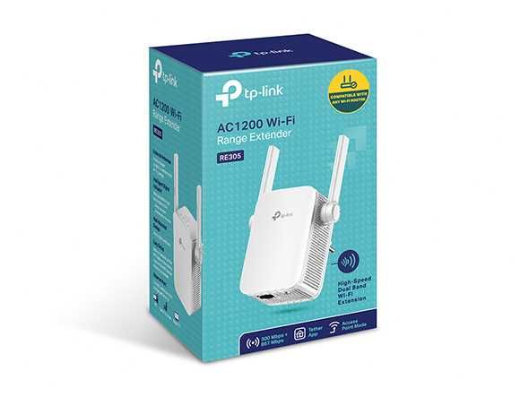 2 x RE305 - AC1200 Wi-Fi Extensor de sinal - Mesh