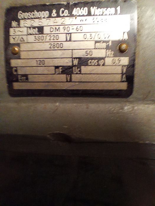 Szlifierka niemiecka vintage 380/220V