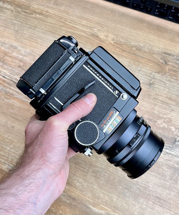 Mamiya RB67 Pro S, Sekor C 90mm 3.8, шахта