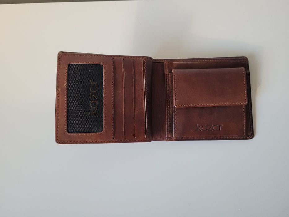 Nowy skórzany portfel marki Kazar model Adam