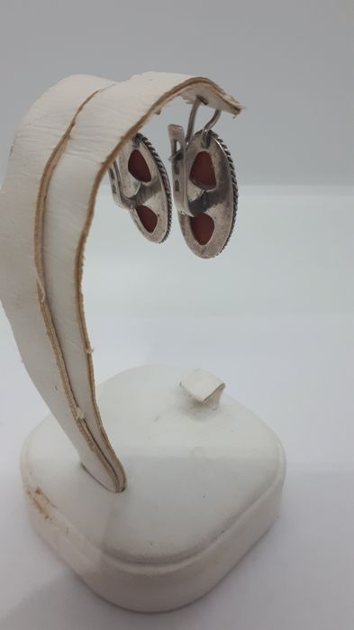 Серьги серебро 875пр.