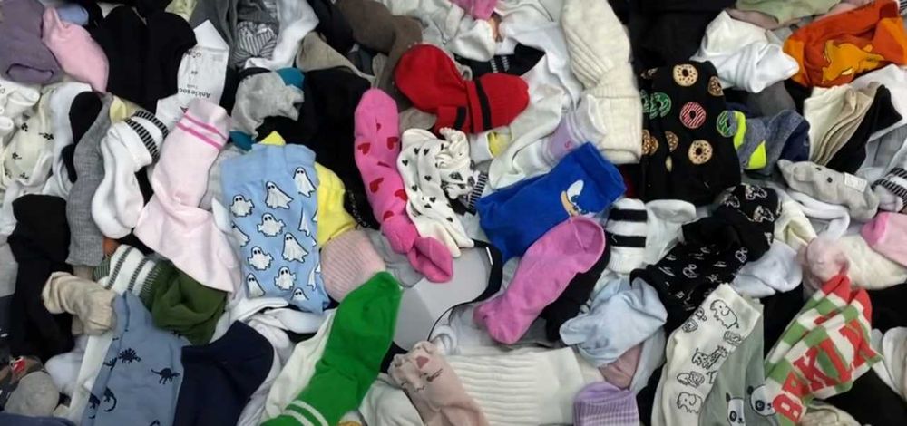 H&M, дорослі шкарпетки, Швеція, 12.4€/кг, сток оптом носки