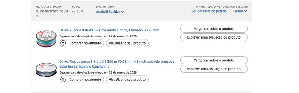 Conjunto de pesca Daiwa BG – Como novo