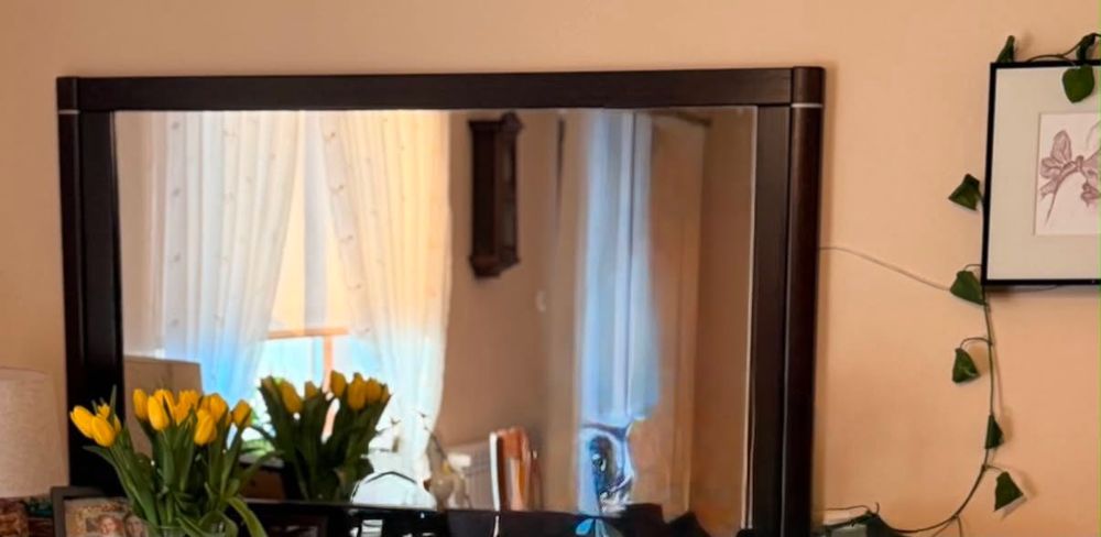 Komoda z lustrem  Dąb
