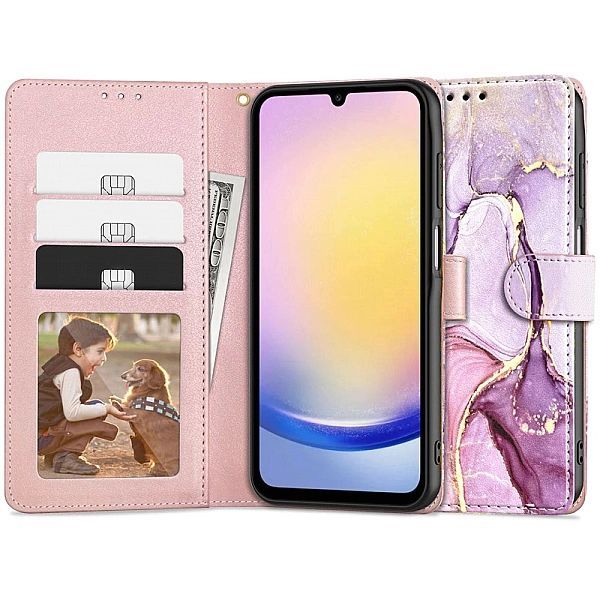 Tech-protect Wallet Galaxy A25/5g Marble