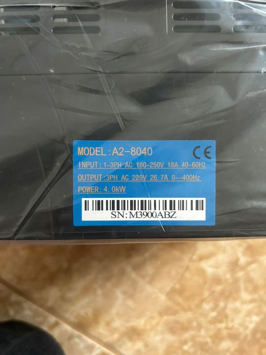 Частотний перетворювач VEVOR 220В – інвертор для електродвигуна, регул