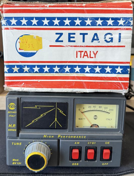 Zetagi BV 131  amplificador linear “alfa lima”