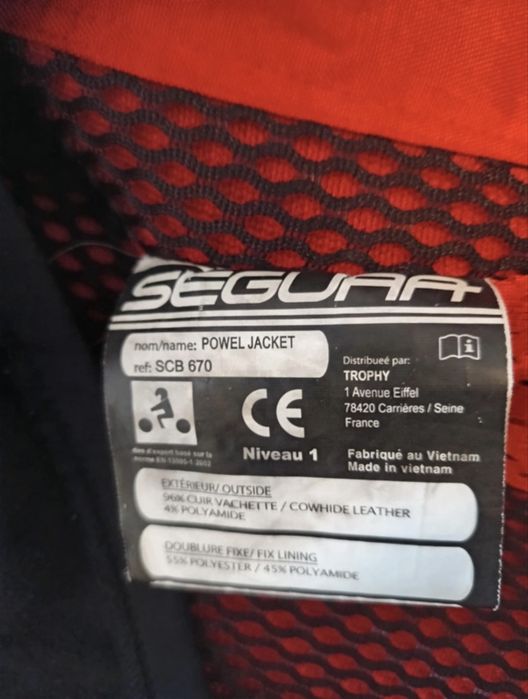 Blusao de moto Segura