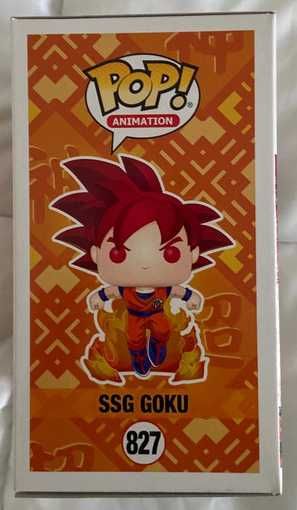 Funko SSG Goku 826 com sticker SDCC64729755244419124