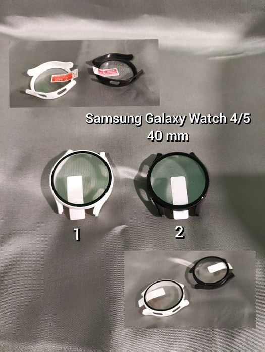 Чехол стекло бампер для Samsung Galaxy Watch 7 4 5 6-40 44mm Activ