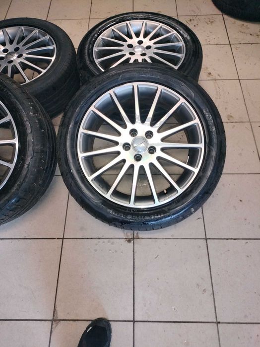 koła BORBET 17 cali 5x100 Subaru Audi VW Seat Skoda 215/55 r17 LATO