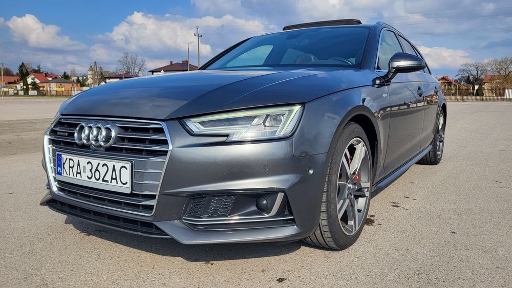 Audi A4 b9 quattro 2.0tdi 3x s-line virtual panorama kamery 360 radary